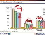 La dinamica dei comparti. Fonte Indagine Predittiva 2012 di StageUp e Ipsos