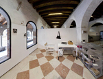 Interno degli atelier nel complesso dei santi Cosma e Damiano alla Giudecca